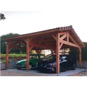Abri Deux Pentes Faitage Dcal, Bois DOUGLAS