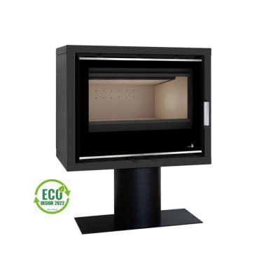 Insert cheminée bois PORTIMAO-SL-695-S-BASE, puissance 7.3KW, avec pied