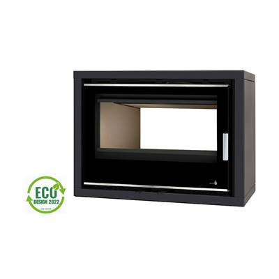 Insert cheminée poêle à bois PORTIMAO-SL-795-S-DF, 7KW, ventilation,dble face