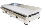 Plancha éléctrique avec plaque de cuisson en acier réctifié et polie 9kw 1200x500x240mm