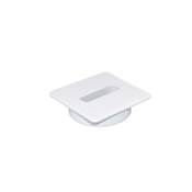 Passe-câble table Plastwin plastique blanc plastique