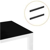 Ensemble mécanismes levage tables basses permette elevare la mesa 192mm Acier noir