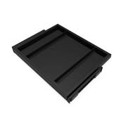 Kit châssis glissière fermeture souple armoires réglable mod. 600mm Noir texturé