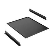 Kit châssis glissière fermeture souple armoires réglable mod. 600mm Noir texturé