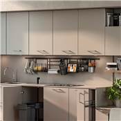 Support tablettes Titane acier Anthracite