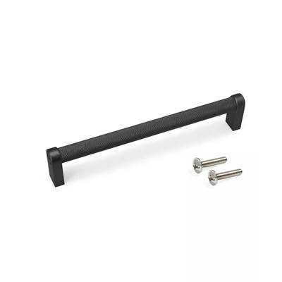 Lot 5 poignées meubles Bergen L173mm entraxe 160mm alu. noir