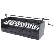 Barbecue charbon de bois 100 cm avec levateur