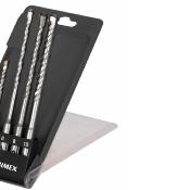 Coffret 5 forets mèches emmanchement sds 5-6 en 110mm 6-8-10 en 160mm