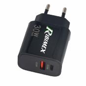 Chargeur 30w USB type C et A pour Batterie R-BAT20