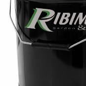 Seau à cendres 18 litres en métal peint poêle cheminée barbecue