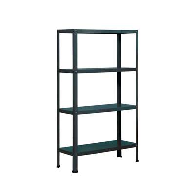 Étagère en métal anthracite 4 étagères charge 100 kgs dim.1600x800x300mm à visser