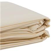 Voile d'ombrage triangulaire crème 160g/m2 dim.5x5x5m polyester