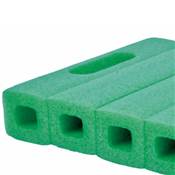 Coussin agenouilloir jardinier 41x20x4.5cm vert
