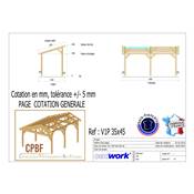 Abri Une Pente, Bois DOUGLAS Français