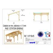 Abri Une Pente, Bois DOUGLAS Français