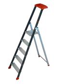 Escabeau aluminium Pro 5 marches PROLUX PLUS