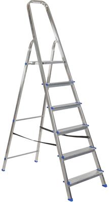 Escabeau aluminium 6 marches easy step 3.,2 mètres
