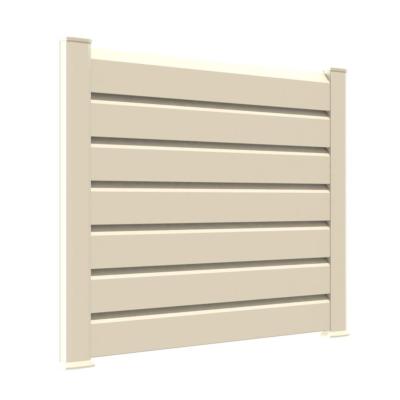 Kit clôture PVC couleur beige