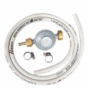 Kit tube souple butane à colliers Ø 6 x 12mm détendeur