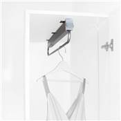 Porte-vêtements extractible armoire grande prof. Self 800 alu. Acier plastique