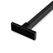 Kit 7 tringles pantalon 1 plateau cadre coulissant f. douce armoires réglable mod. 800mm Noir