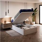 Jeu levage lits lits ouverture frontale lits 135 cm Acier noir
