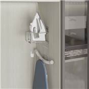 Porte-fer planche repasser Acier Chromé