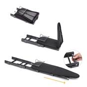 Planche repasser pliante planche repasser coulissante meubles. Modèle Iron Alu alu. Anthracite