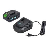 Chargeur rapide+batterie 4 amp R-bat20