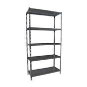 Étagère en métal anthracite 5 étagères charge 180 kgs dim.1800x900x500mm sans vis
