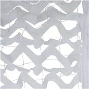 Toile d'ombrage ajouré 3x4m 120 g/m2 blanche