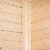 Abri de jardin bois domeo 6 plus 17,9m² épaisseur 44 mm