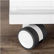 Lot 4 roulettes Bowl 2 plétine montage diam. 50mm Acier plastique