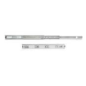 Jeu coulisses billes sorties totale supports haut. 45mm long. 300mm Acier Zingué