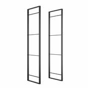 Jeu Lader set cadres d'étagères haut. 1150mm Acier noir