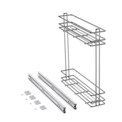 Porte-bouteilles extractible SupraMax mod. 150mm acier chromé