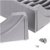Kit rangement assiettes 13 assiettes maximum plastique Gris