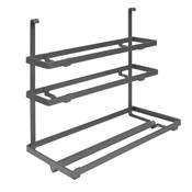 Porte-rouleau cuisine Titane Acier Anthracite