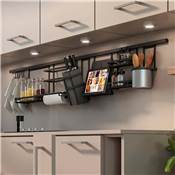 Porte-couteaux Titane acier plastique Anthracite