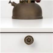 Lot 25 boutons meubles Tanger diam. 35mm Zamak Bronze