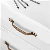 Poignée meubles Nairobi L139mm entraxe 96mm Zamak Bronze
