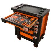 Servante d'atelier 6 tiroirs équipée avec 3 modules