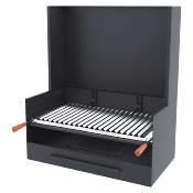 Barbecue charbon de bois 60 cm avec paravents