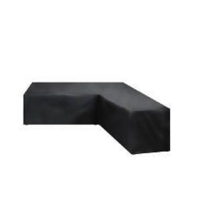 Housse imperméable Sofa Canapé en coin de jardin tissus Noir ou Gris foncé 330x330x100
