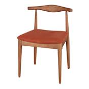 Lot 2 chaises bois style mid century tuile