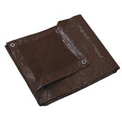 Bâche protection renforcée 120gr/m² 5x8m marron