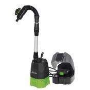 Pompe à eau immergée spécial vide-fût R-BAT20 20v avec batterie 2amp