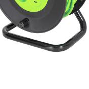 Enrouleur électrique 3200w 25m 3x1,5 3 prises 1 prise USB 1 prise USB-C