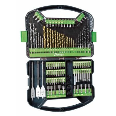 Coffret 101 pièces forets, embouts vissage, porte embout magnétique