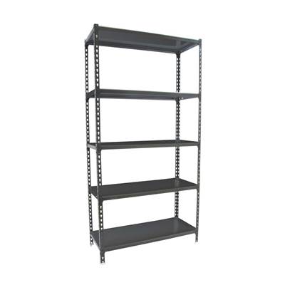 Étagère en métal anthracite 5 étagères charge 180 kgs dim.1800x900x500mm sans vis